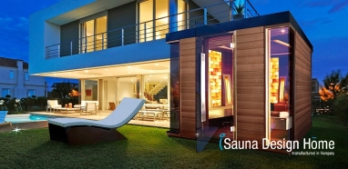 Kombinált kültéri szauna