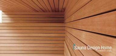 Szauna lambéria minimál stílusban