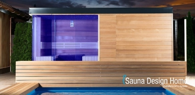 Modern finn szaunaház Modern finn szaunaház