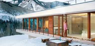 Wellness szaunaház síparadicsomban